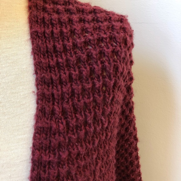 Free People burgundy dolman sleeve sweater, US S - Picture 5 of 7
